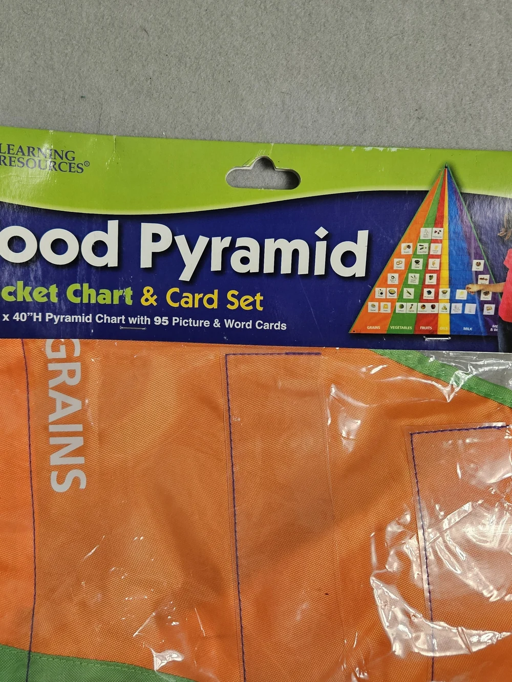 Learning Resources Food Pyramid Pocket Chart Set